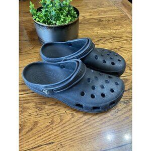 CROCS Classic Comfort Shoes Black Mens 10 Women's 12